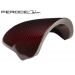 FIAT 500 Instrument Cover - Carbon Fiber - Red Candy